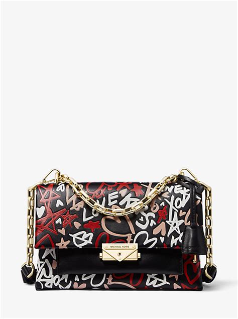 michael kors graffiti|Cece Medium Qixi Graffiti Shoulder Bag .